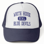 White House Blue Devils Middle White House hats