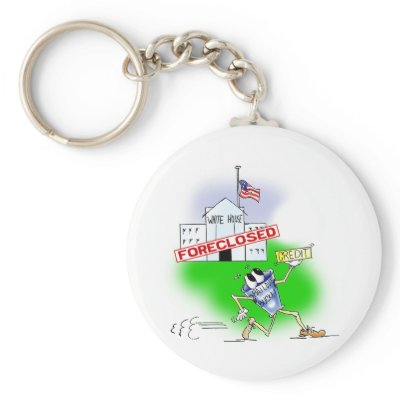 White House Foreclosed Keychain by bailoutthis