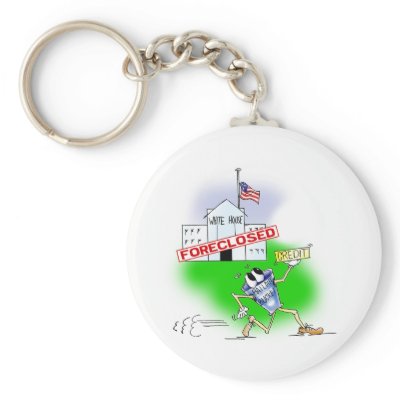 White House Foreclosed Keychain by bailoutthis