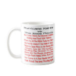White Hurricane Katrina Vs Iowa Coffee Mugs
