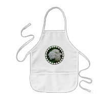 White Hydrangea Small Apron