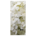 White Hydrangea Wedding Program Personalized Rack Card