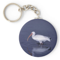 White Ibis Key Chains