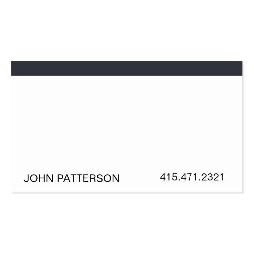 White II L Business Card