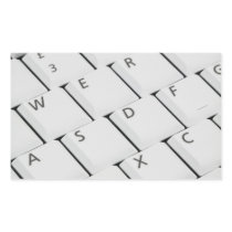 White Keyboard Buttons Rectangle Stickers