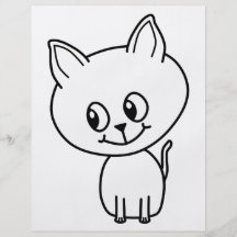 White Kitten. Flyers