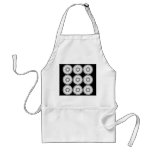 White Lace Design Pattern. Custom aprons
