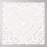 White Lace Fabric Image  Background Print