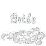 White Lace Wedding - Bride embroidered shirts