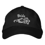 White Lace Wedding - Bride Hat embroidered hats