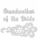 White Lace Wedding - Grandmother of the Bride embroidered shirts