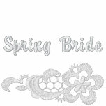 White Lace Wedding - Spring Bride embroidered shirts