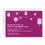 White Lanterns Invitation