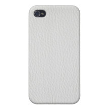 White leather case for iPhone 4