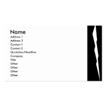 White Lightening Business Cards