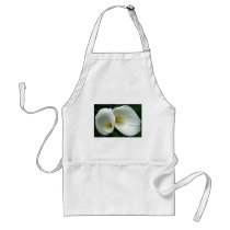 White Lilies Apron