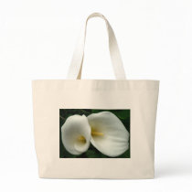 White Lilies Tote Bags