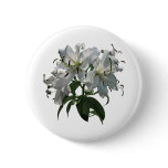 White Lilies buttons