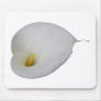 White lily and rain drops mouse mat