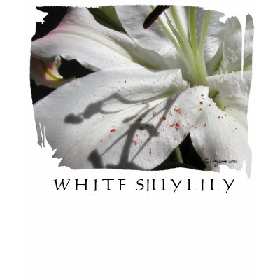 White Lily Flower Tank Top Tee by naturalilly