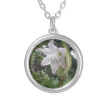 White Lily Pendants