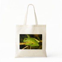 White Lipped Tree Frog Litoria Infrafrenata Bags