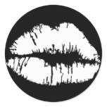 White Lipstick stickers
