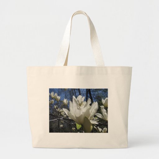 White Magnolia in North Carolina Bags