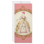White Marie Antoinette Poodle in Pink rack cards