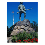 White Minuteman Statue, Lexington, Massachusetts, Postcard