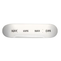 White   Morocco, Morocco Skate Board Deck