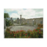 White Morocco, Roman ruin flowers Post Card