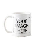 White mug two image template 11oz