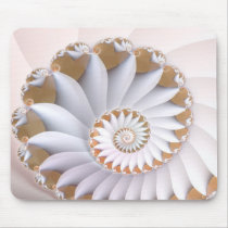 White Nautilus 2 Mouse Mat