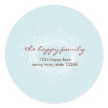 White Nest Address Label or Seal