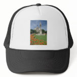 White Notre Dame Cathedral, Paris flowers Trucker Hat