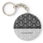 White On Black Geometric Pattern Swirls