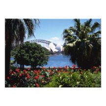 White Opera House in background, Sydney, Australia Custom Announcements