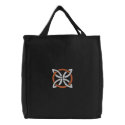 White & Orange Celtic Irish Knotwork Design 3 embroidered bags