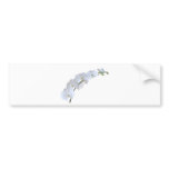 White orchid bumper stickers