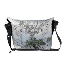 White Orchid Courier Bags