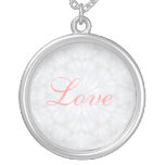 White Orchid Kaleidoscope Love necklace
