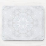 White Orchid Kaleidoscope mousepad