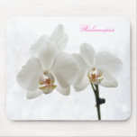White Orchid mousepad
