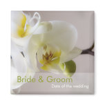 White Orchid • Save the Date Magnet