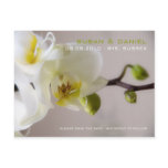 White Orchid • Save the Date Postcard