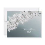 White Orchid - Wedding RSVP card