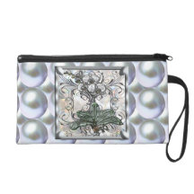 White Orchid Wristlets