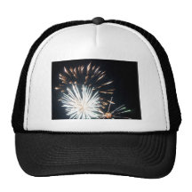 White Panache Mesh Hat