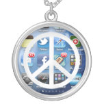 White Peace Symbol & Communication